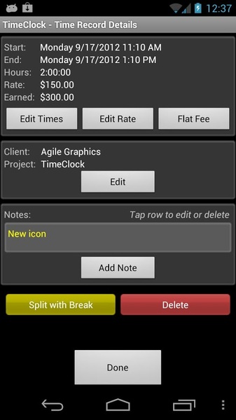 TimeClock - Preview 1