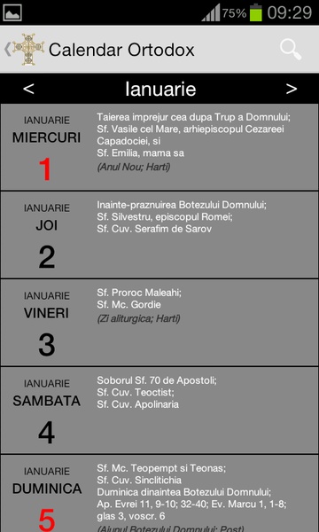 CalendarCrestinOrtodox - Preview 6