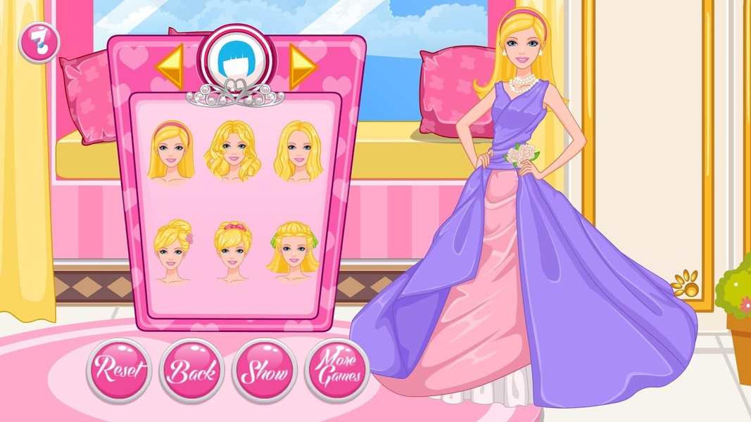 open lace back dress I'm a Princess - Dress Up Games