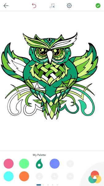 Owl Coloring Pages for Adults - Preview 1