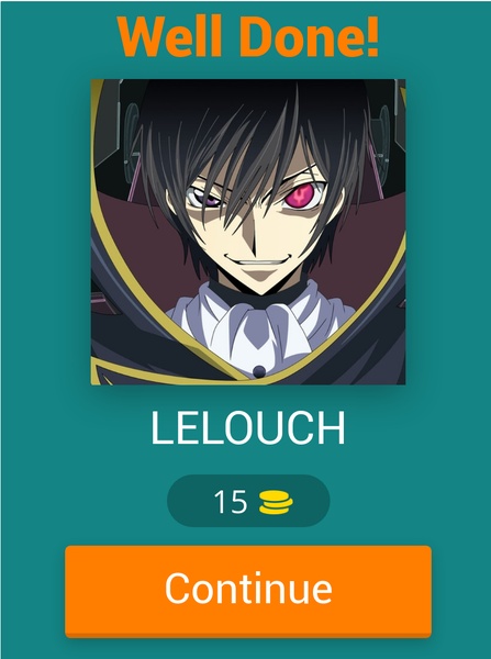 Code Geass Character Quiz - Preview 1