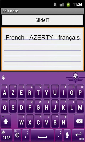 SlideIT French [AZERTY] Pack - Preview 3