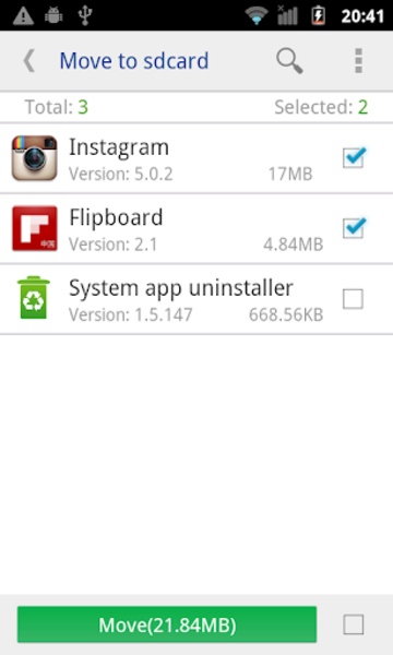 Move app to SD card - Preview 4