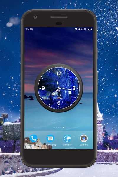 Christmas Clock Live Wallpaper - Preview 5