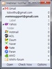 Webmail notifier screenshot 1