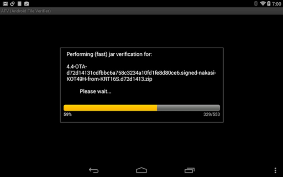 AFV (Android File Verifier) - Preview 2