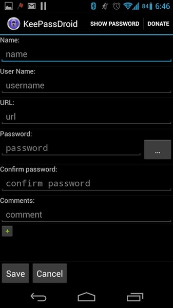 KeePassDroid - Preview 1