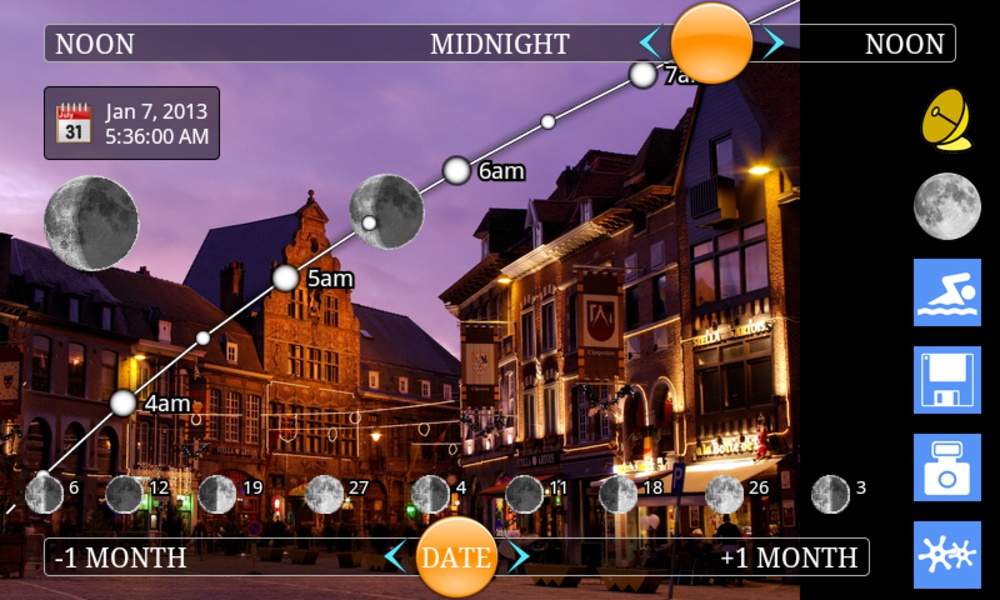 MoonTrajectory.net - Preview 7