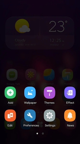 Beautiful Mood GOLauncher EX Theme - Preview 1