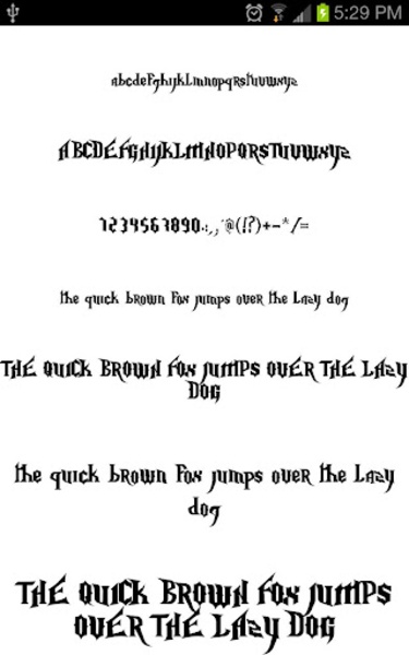 Goth Fonts - Preview 6