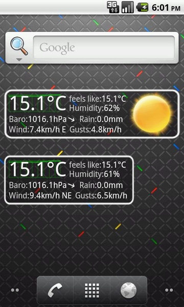 Weather Personal Widget - Preview 4