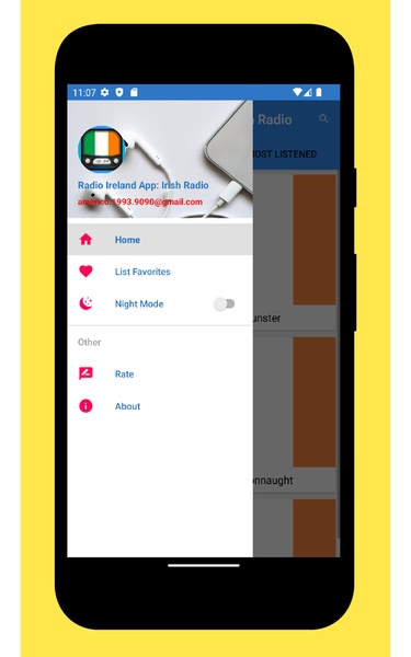 Radio Ireland: Irish Radio Stations Online FM - Radio Player App - Preview 1