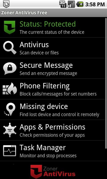 Zoner AntiVirus - Preview 5