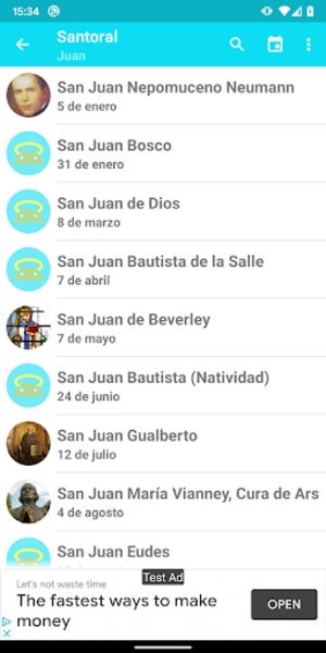 Santoral - Preview 4