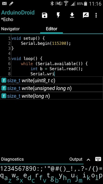 ArduinoDroid - Preview 1