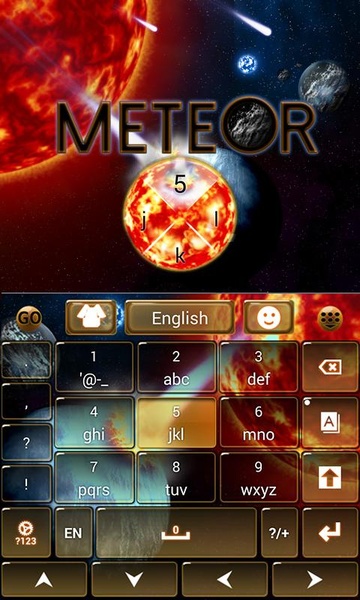 Meteor Keyboard - Preview 2