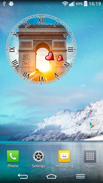 Paris Clock Widget - Preview 4