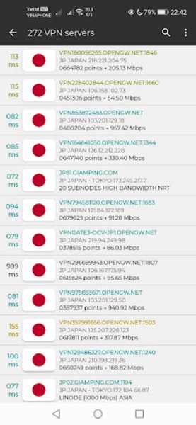 Japan VPN 1.1.07 Screen Prints 4