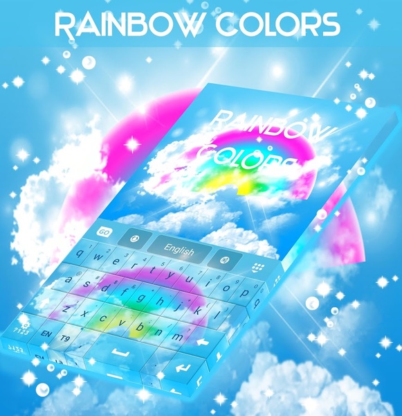 Rainbow Colors GO Keyboard - Preview 5
