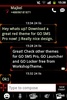 Theme Red Neon GO SMS screenshot 4
