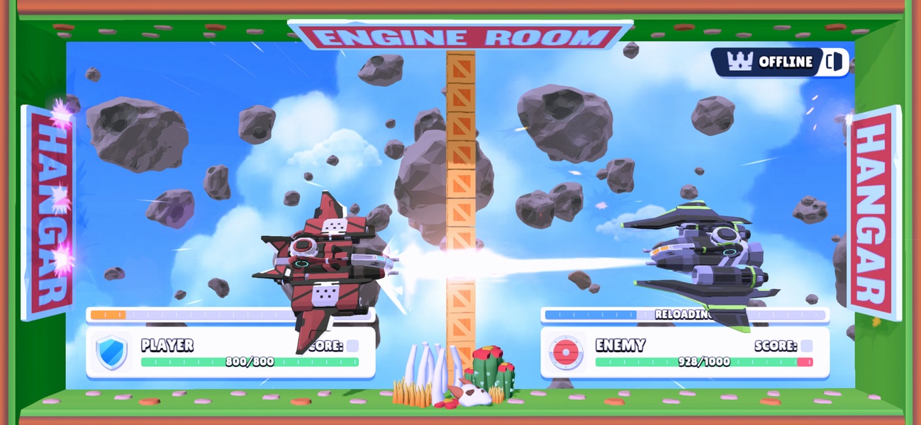 Spaceship 1 vs 1 Online - Preview 2