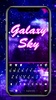 Galaxy Sky Live Keyboard Backg screenshot 5