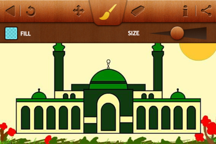 Islamic Coloring Book - Preview 12