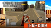 Construction Truck Driver 3D screenshot 2