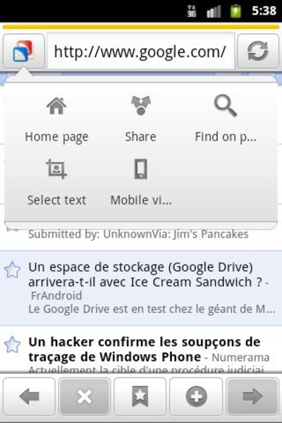 Zirco Browser - Preview 3