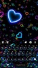 Neon Hearts Keyboard Theme screenshot 1