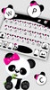Cute Bowknot Panda Keyboard Th screenshot 4