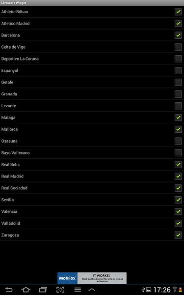 Livescore Widget - Preview 8