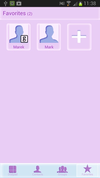 GO Contacts Theme Penguin - Preview 1