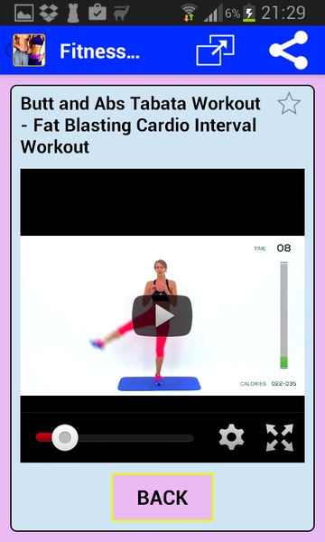 Fitness Exercise Free App - Preview 1