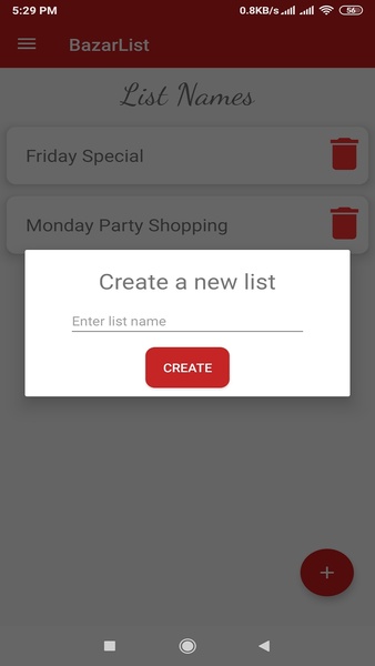 BazarList - Preview 4
