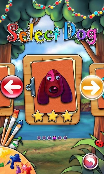 Coloring Game-Dogs - Preview 1