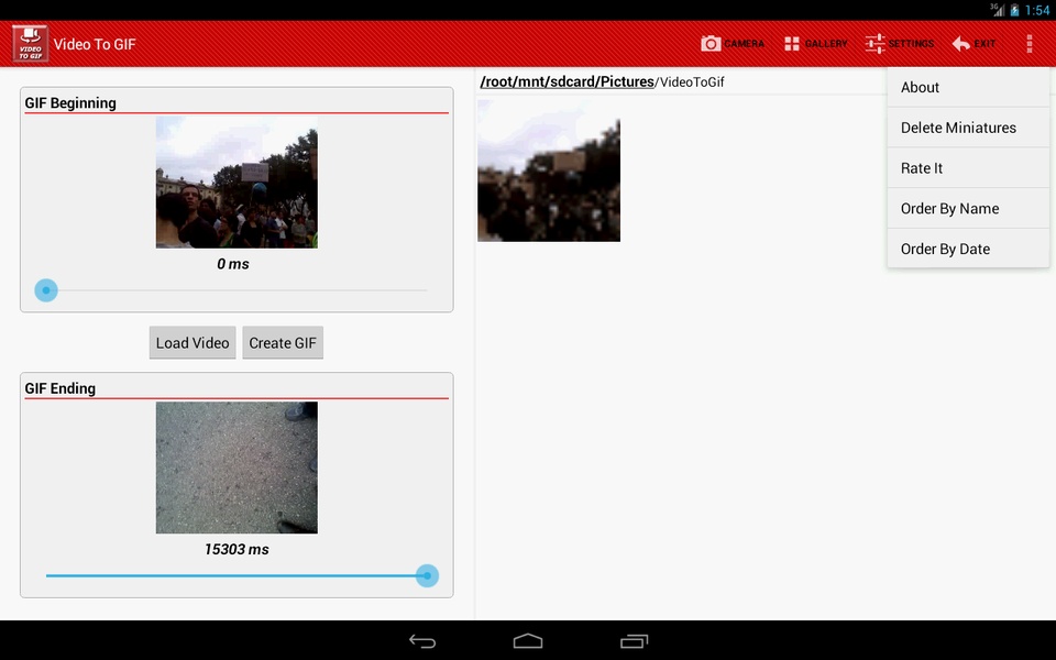 Video to GIF Converter::Appstore for Android