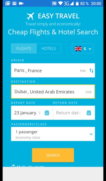 Flights price - Preview 14