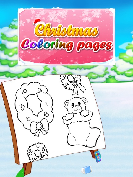 Christmas Santa Coloring Book - Preview 1