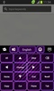 GO Keyboard Themes Purple Neon screenshot 2