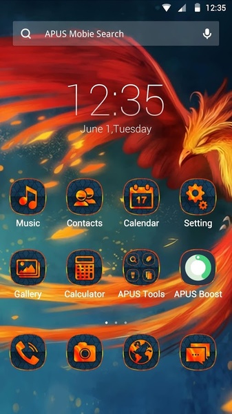 Fire Phoenix Theme - Preview 3