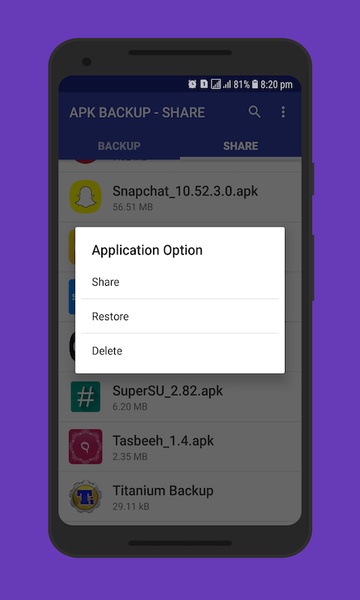 APK Backup - Share - Preview 5