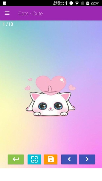 Kawaii Gatos Fondos Pantalla - Preview 5
