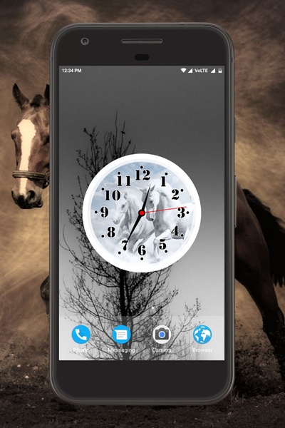 Horse Clock Live Wallpaper - Preview 3