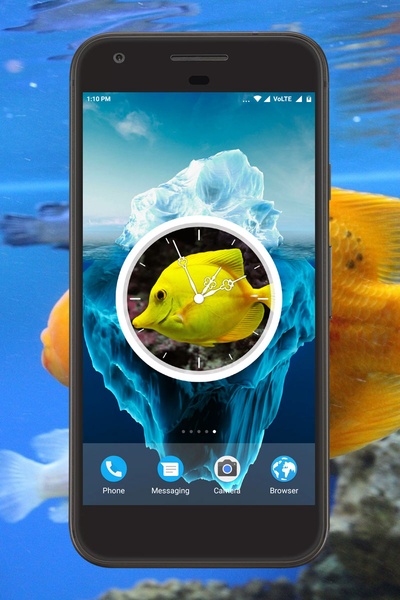 Aquarium Clock Live Wallpaper - Preview 4