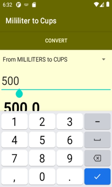 Mililiter to Cups converter - Preview 3