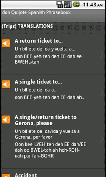 don Quijote Spanish Phrasebook - Preview 4