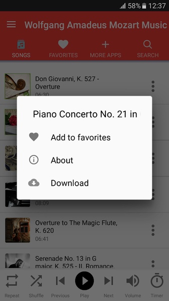 Wolfgang Amadeus Mozart Music - Preview 2
