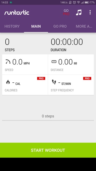 Runtastic Pedometer - Preview 1