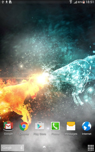 Fire & Ice Live Wallpaper - Preview 2